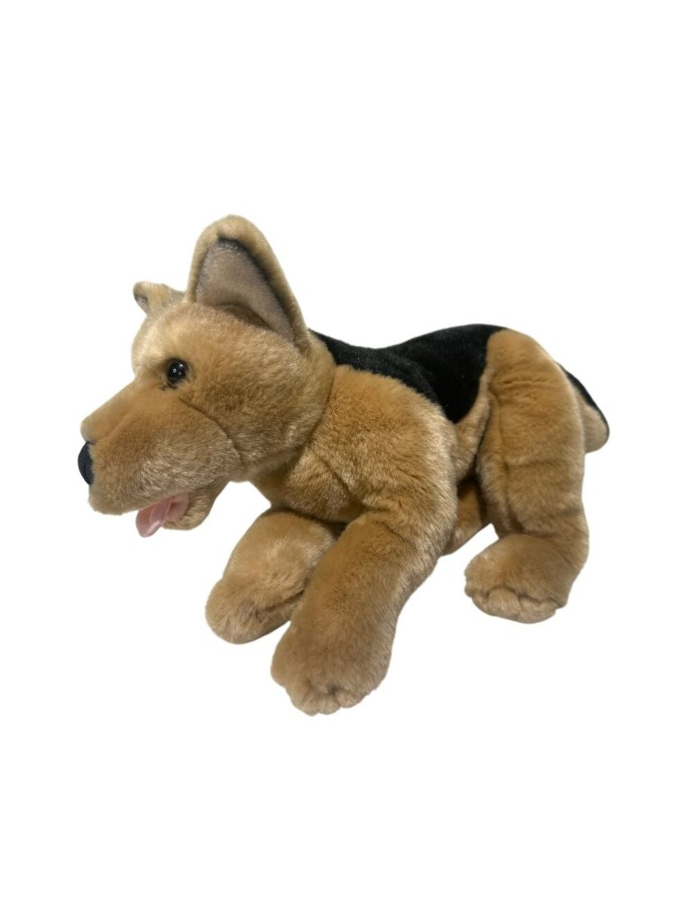Vintage Animal Alley German Shepherd Plush Dog Realistic Toys R Us 12” Toy